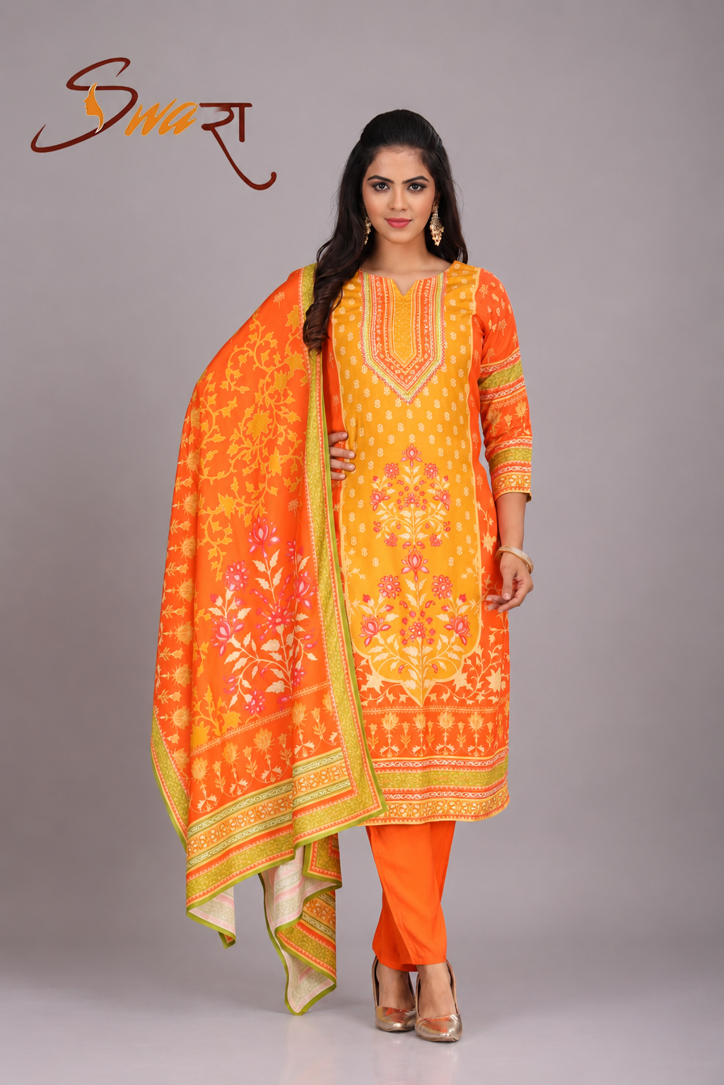 Yamuna Mulmul Co-ord Set